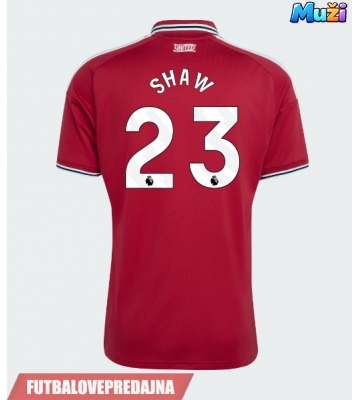 Lacne Muži Futbalové dres Manchester United Luke Shaw #23 2026-27 Krátky Rukáv - Domáci